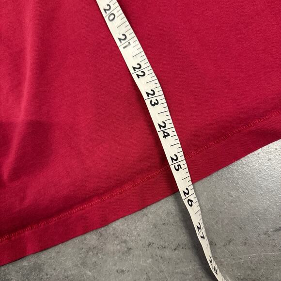 Vintage Y2k Aeropostale Spellout Red Casual Graphic Short Sleeve Tee Medium - Picture 5 of 5